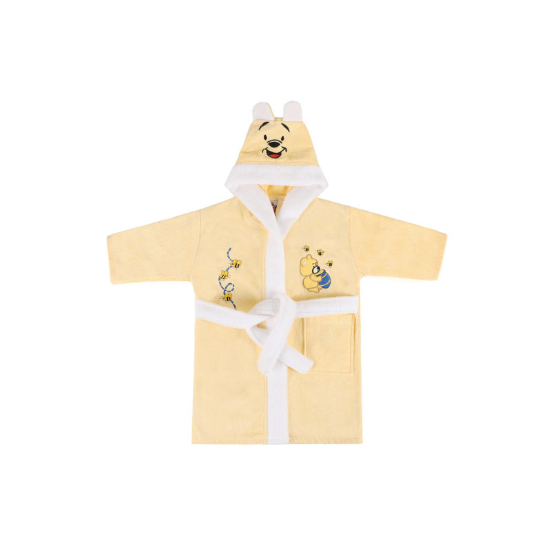 Peignoir 100% coton Clintonville, Kids M, Jaune