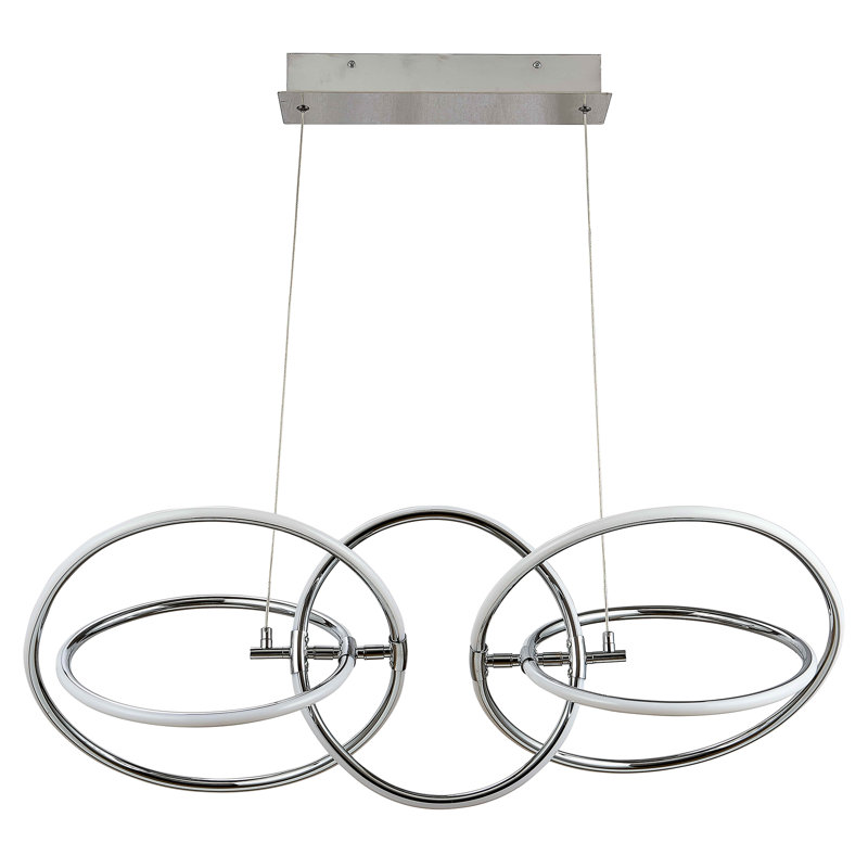 Luminaire suspendu géométrique à DEL unique à 5 lumières akoi