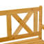 Minneota Solid Wood Fir Outdoor Bench