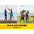 CROSSNET Plastic Volleyball with Carrying Case