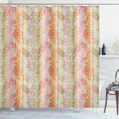 East Urban Home Paisley Shower Curtain South Motifs Multicolor