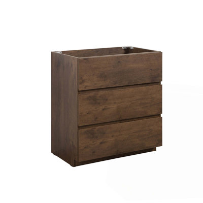 Floor cabinet Without Basin,With Three Drawers, Pre-assembled