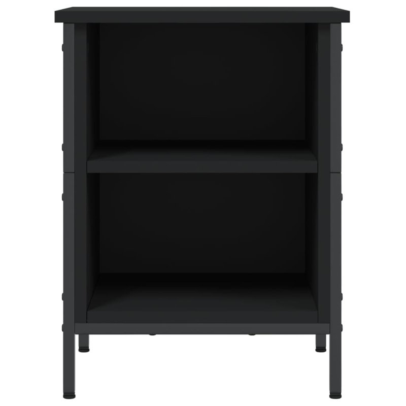 2 Pair Shoe Storage Cabinet, Black