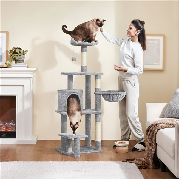 Habitation pour chat 57 "Danas, Gris clair