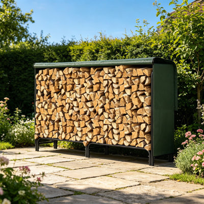 115cm W Log Rack