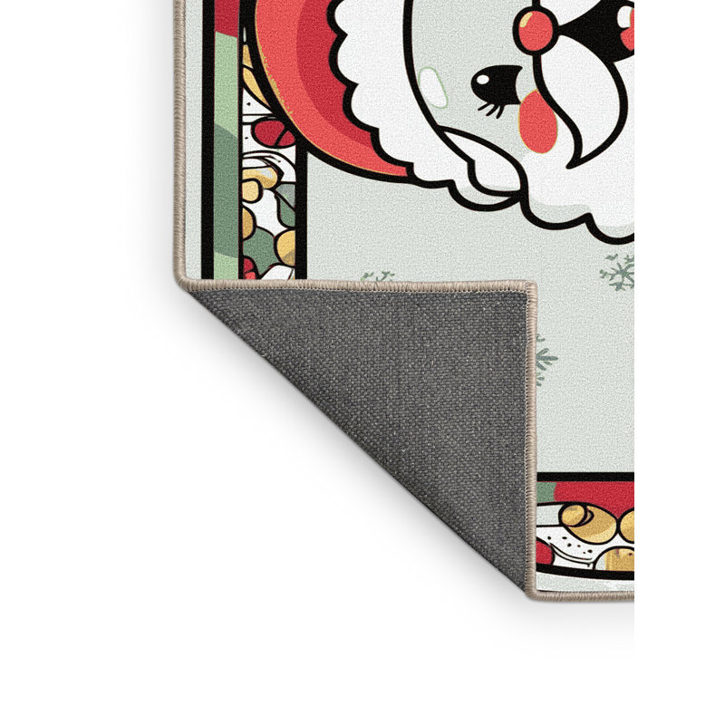 Tapis vacances de Noël The Holiday Aisle®, Rectangle 4pi x 6 pi
