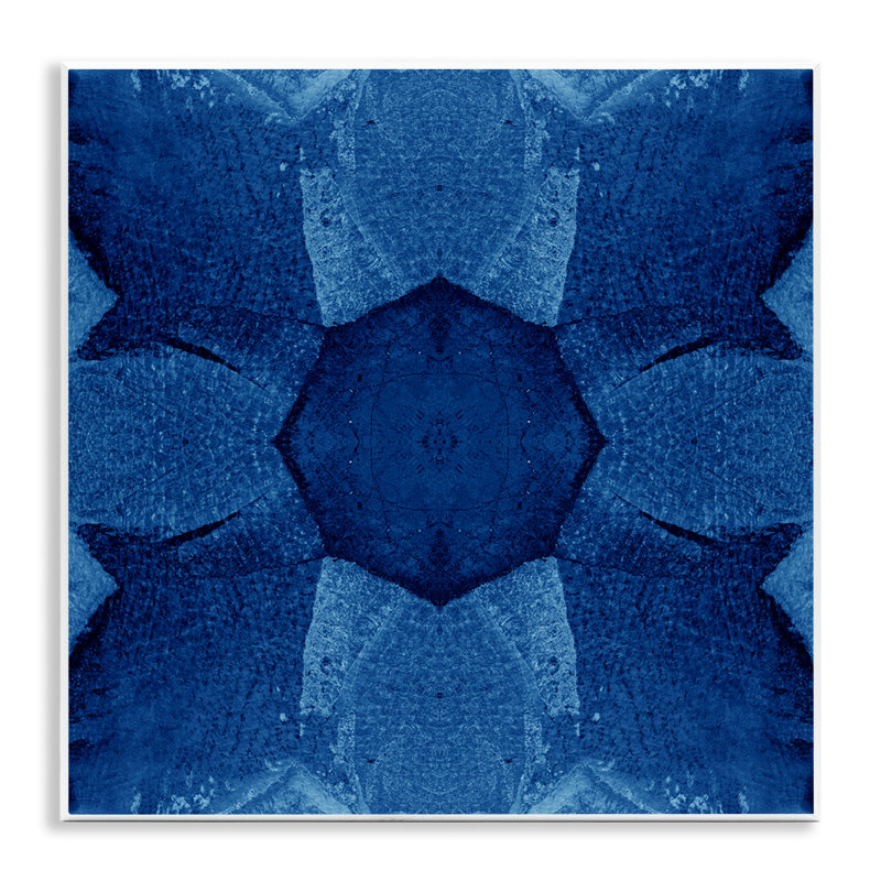 Art mural bleu par El Perkin