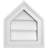 Peaked Top Surface Mount Signature Urethane Non-Functional Gable Vent 11/12 Pitch Primed Tan-101712105