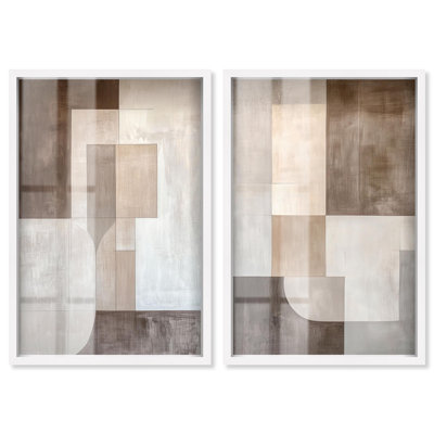 Ensemble d'œuvres d'art abstrait Boho, par Dream Remise