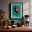 Fox in Explosion Geometric - Framed Print-1049269140-1049269143
