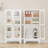  Modern Glass Door Display Cabinet with 3 Adjustable Shelves-1506801300