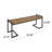 HOPKINS INDUSTRIAL WOOD AND METAL BENCH-1808063186