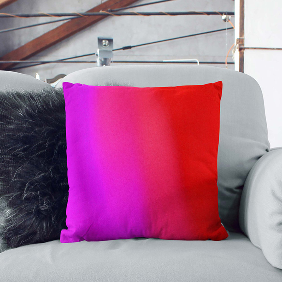 Colour Clash in Abstract Cushion with Filling