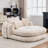 Oversized Chaise Lounge – Compression- Chenille Chair-655036096