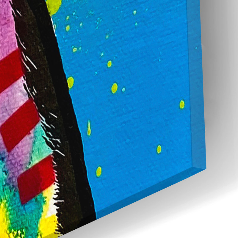 Art mural en verre Winston Porter «Delux» par Dean Russo, ACR-45870, H 24 po x l 16 po x P 0,2 po
