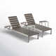 Aynura 4 Piece 76'' Long Reclining Chaise Lounge Set