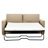Bohumir Beige 73 in. Convertible Full Sleeper Sofa with USB Port