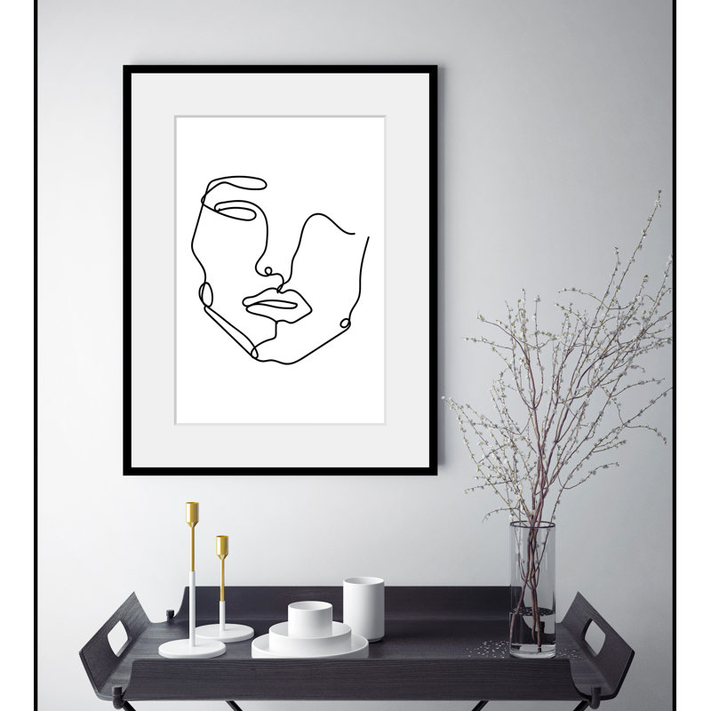 Face - Single Picture Frame Print