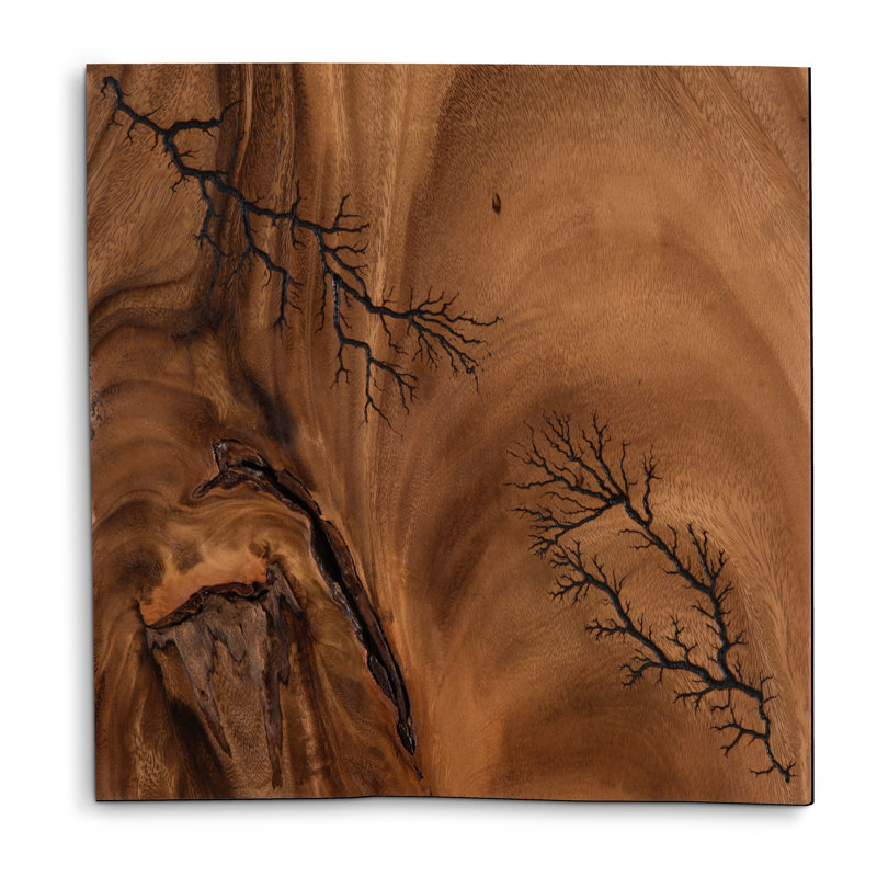 Lightning Wall Tile, Chamcha Wood