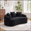 Causeuse courbée avec coussins et assise moelleuse-702074718