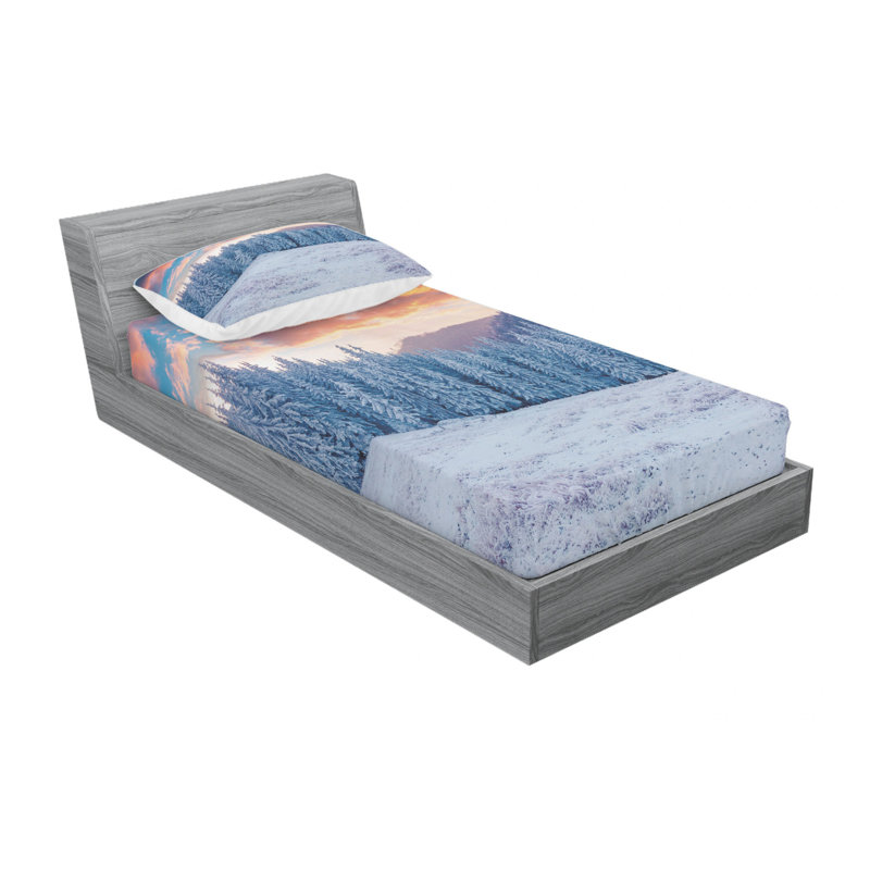 Microfiber Sheet Set, Twin XL Sheet Set with Fitted Sheet