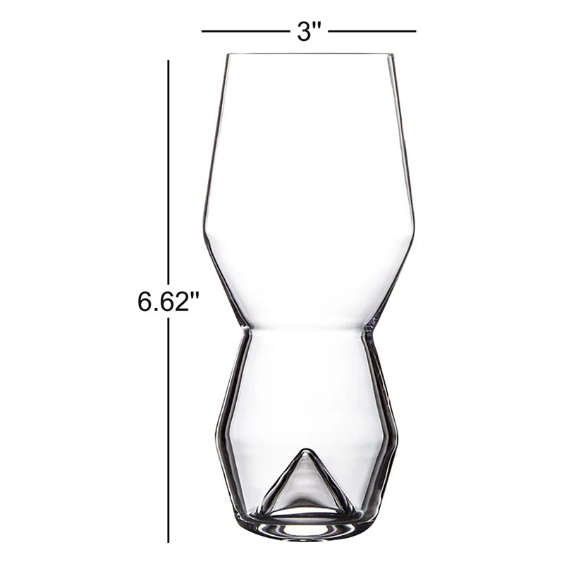 Monti Handmade Crystal Craft Beer Glass