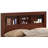 Transitional Cherry Full Storage Bed