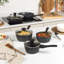 Sirstins 3 - Piece Aluminum Cookware Set