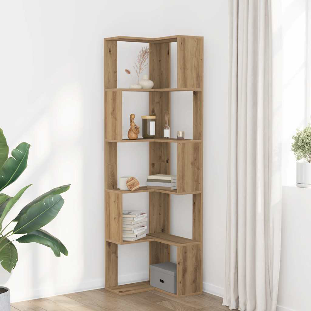 179cm H x 50cm W Corner Bookcase
