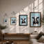 Cow's Gaze Modern - Framed Print-679505033-679505038