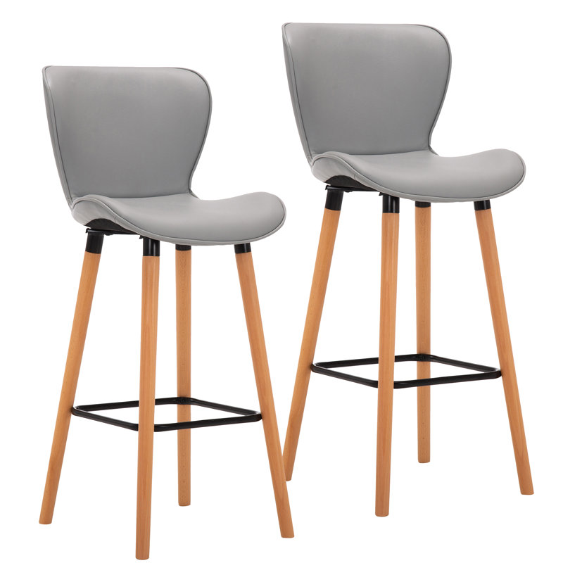 Tabouret 30,12 "Hewlett, Gris
