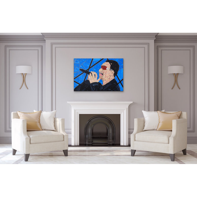 Bono Painting by Eddie Bruckner