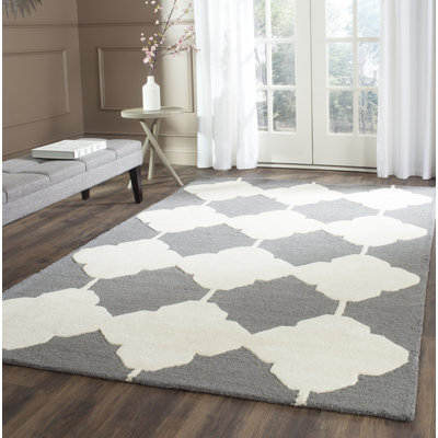 Cannen Hand Tufted Wool Geometric Rug