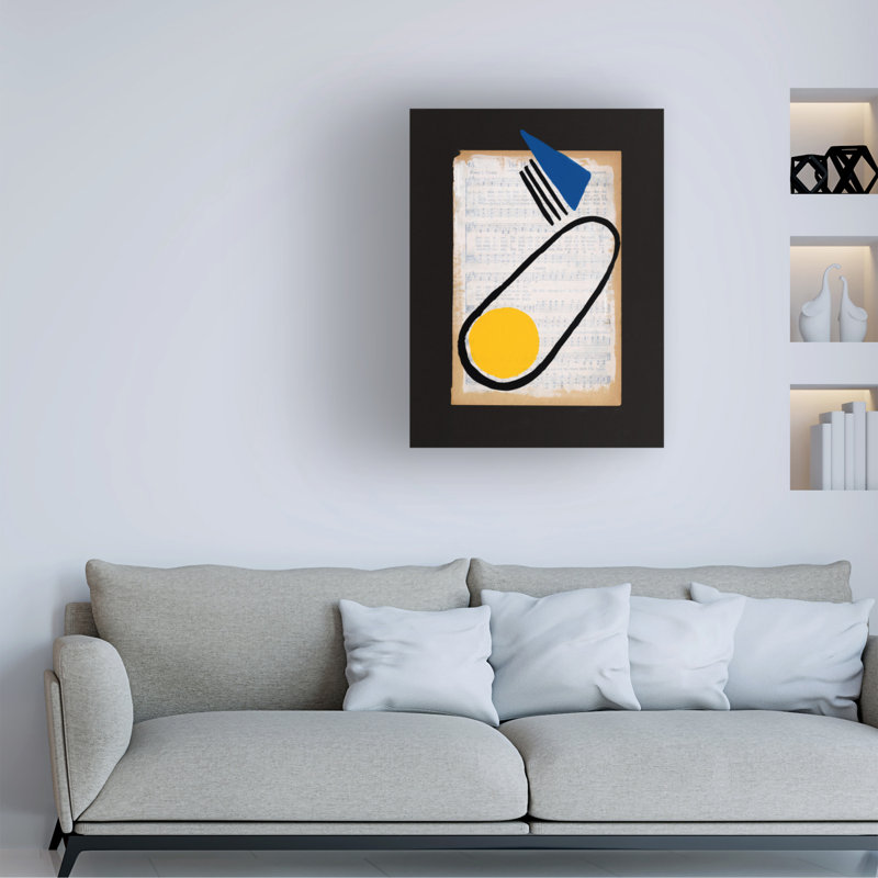 Regina Moore «Vivid ordre III», art sur toile, H 19 po x l 14 po