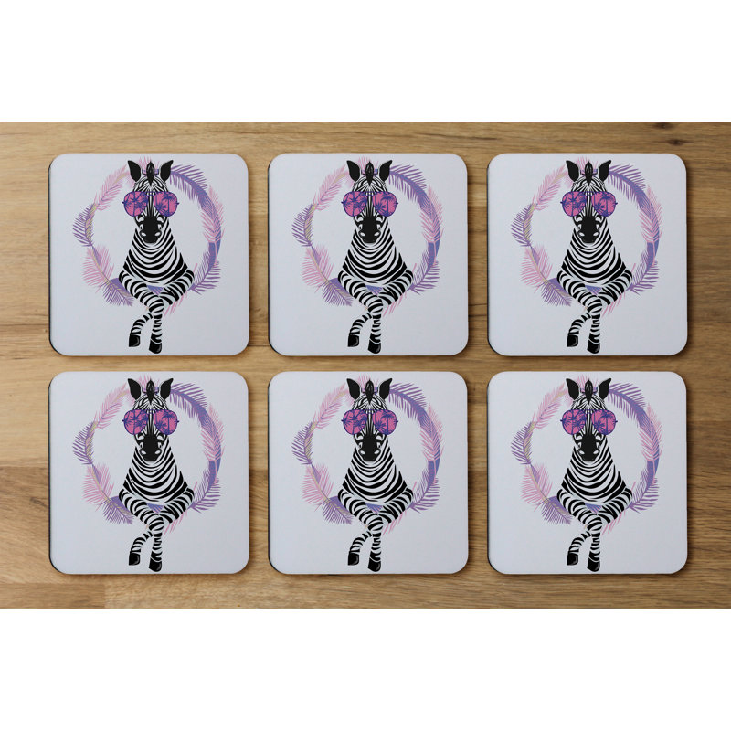 Square 6 Piece Coaster Set