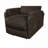Recliner Chair, Power Recliner with USB Ports, Small Space-Friendly | Dark Brown Fabric-1149277770