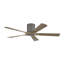 52 In. 5 Solid Wood Blades Indoor Flush Mount Ceiling Fan Without Light-2057446406