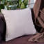 Kaydey White Throw Cushion Cover