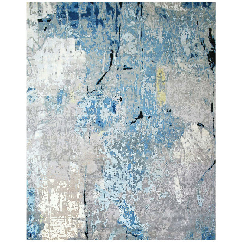 AURACH223MU00 Abstract Area Rug, Rectangle 9' x 12'