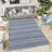 Striped Indoor / Outdoor Rug-1910750399