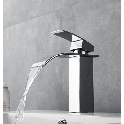 Single Hole Bathroom Faucet with Drain Assembly