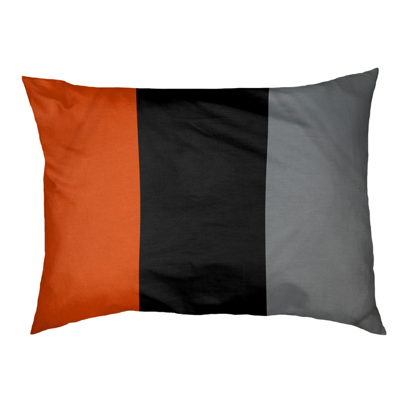 Coussin pour chien hockey Las Vegas, Petit (l 28 po x P 18 po x H 9,5 po), Orange / noir / argent