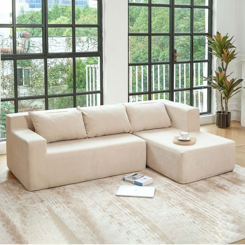 Canapé modulaire confortable pour le salon, pour une détente accrue