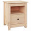 Bedside Cabinet 40X35x49 Cm Solid Wood Pine-813877396