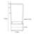 Solid Wood Coat Rack with Drawers