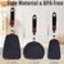 Ensemble de tournesol en silicone, ensemble de 3 spatules, spatule résistante à la chaleur à 600 ° F pour batterie de cuisine antiadhésive, gros ustensiles de cuisine flexibles pour la cuisson, la cuisson, sans égratignure ni fusion, va au lave-vais