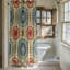 Boho Spirals - Rideau de douche Premium-784264828