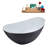 74.8'' x 35.4'' Freestanding Soaking Acrylic Bathtub-90936593