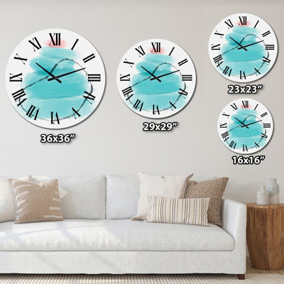 Minimal élémentaire organique et géométrique compostions XXxxxxx - horloge murale moderne