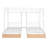 Full Over Twin & Twin Bunk Bed, Metal Triple Bunk Bed with Drawers and Guardrails,-615841600